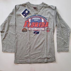 New 2007 NIKE BCS CHAMP FLORIDA GATORS S SHIRT